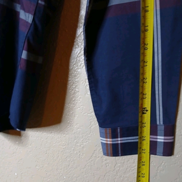 7 DIAMOND Long Sleeve Men's Size Large Multicolored Flannel button up - Picture 2 of 7